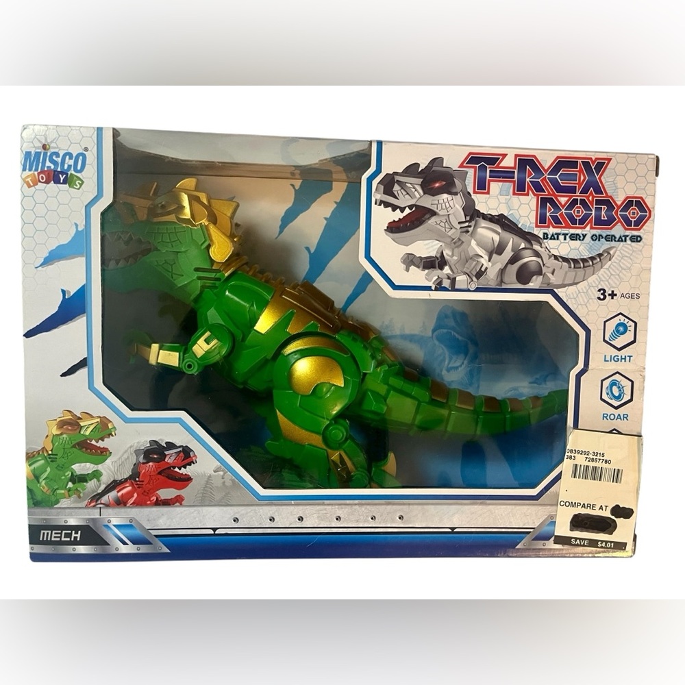 Kids Interactive Toy T-REX ROBO Battery Operated New With Tags